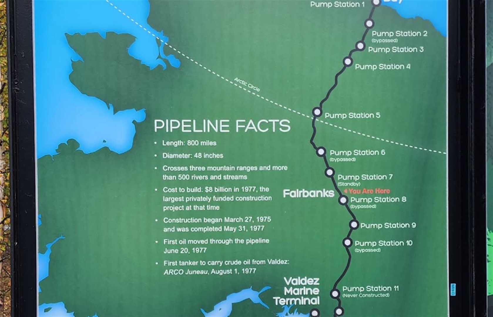Alyeska Pipeline / Viewing Point